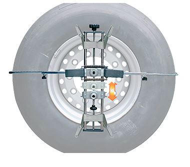 Pair of 4-point truck self-centering clamps, (STDA48E, RAVAGLIOLI)