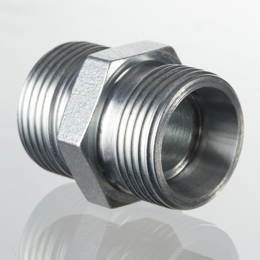 Tiesi srieginė jungtis hidrauliniams vamzdžiams 22 mm, CEL22 (XVNW20HL, HANSA FLEX)