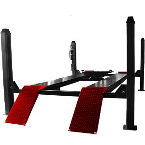 [AQ5550M] Four column lifter with axle release 5.5m, 5T, AQ5550M, AutoEQ