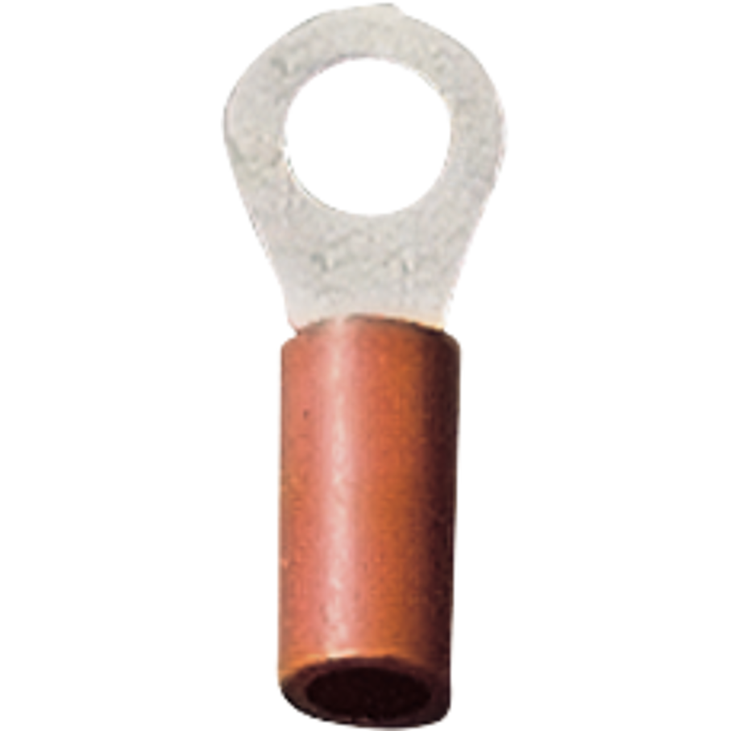 Ring terminal M4, red, 0,50-1,00mm2 (3558-901-1/100, NORMFEST)
