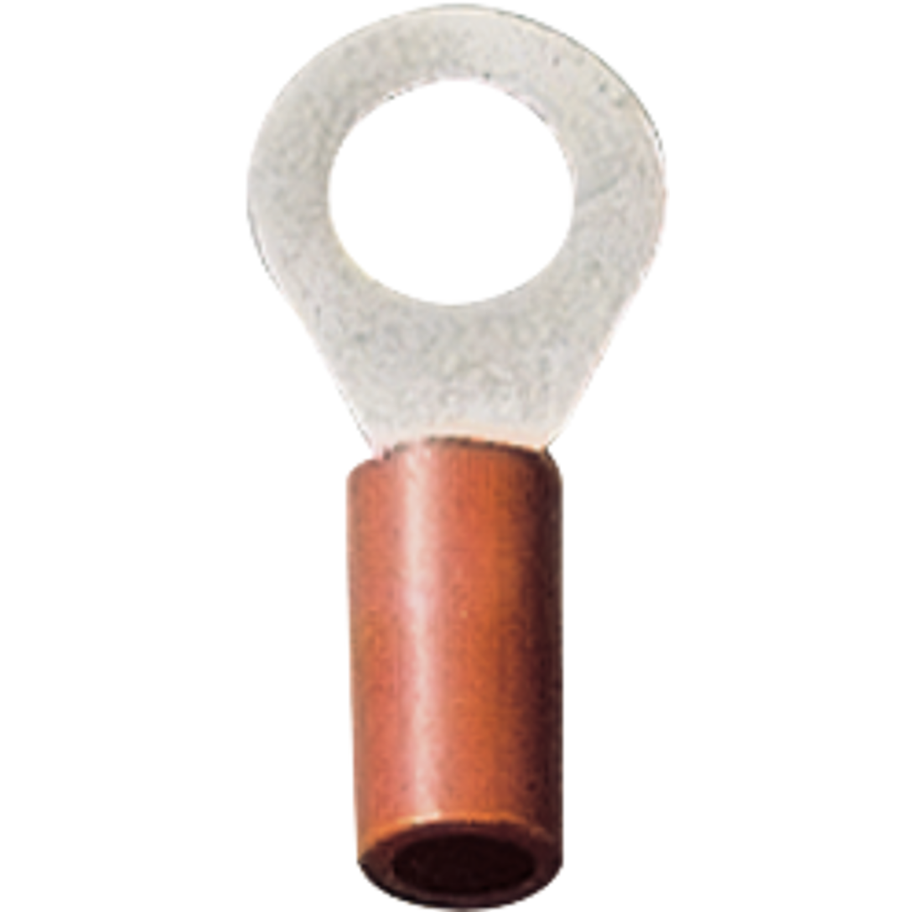 Ring terminal M5, red, 0,50-1,00mm2 (3558-902-1/100, NORMFEST)