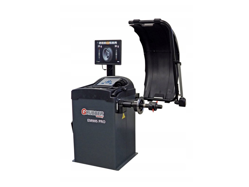 Ratų balansavimo staklės su LCD ekranu ir lazeriu Super Automatic GRUBBER (EM905, COFRAMA)