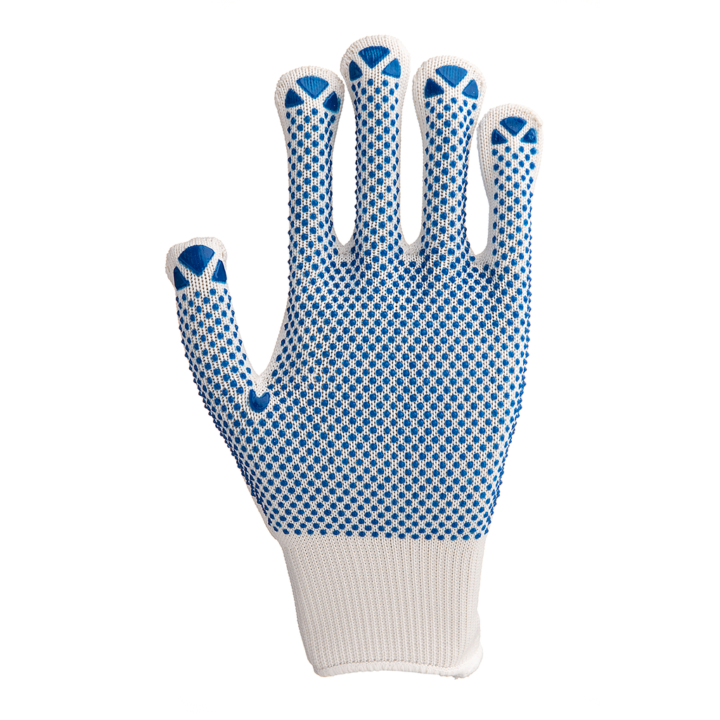 Gloves, nylon/cotton, size 8 (7798-003-8, NORMFEST)