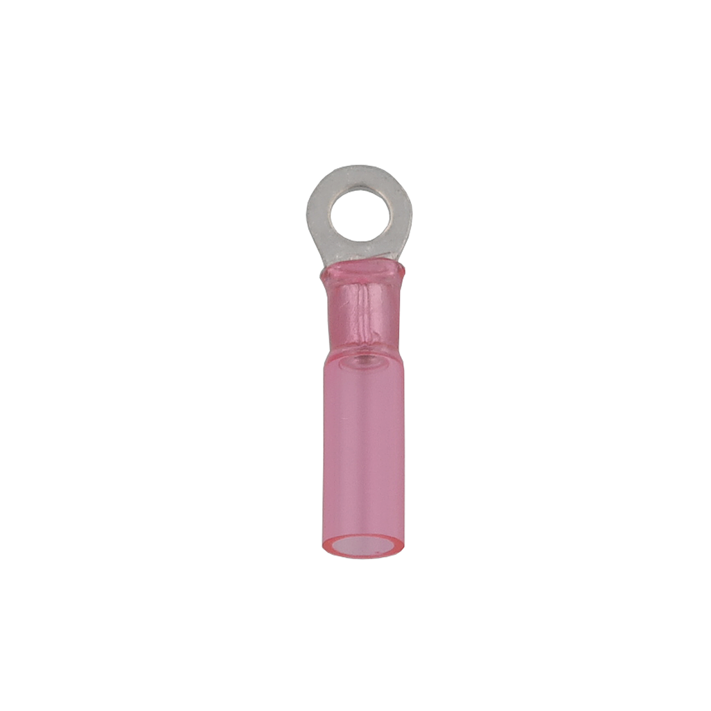 Ring terminal M4, red, 0,50-1,00mm2 (3555-901-1/50, NORMFEST)