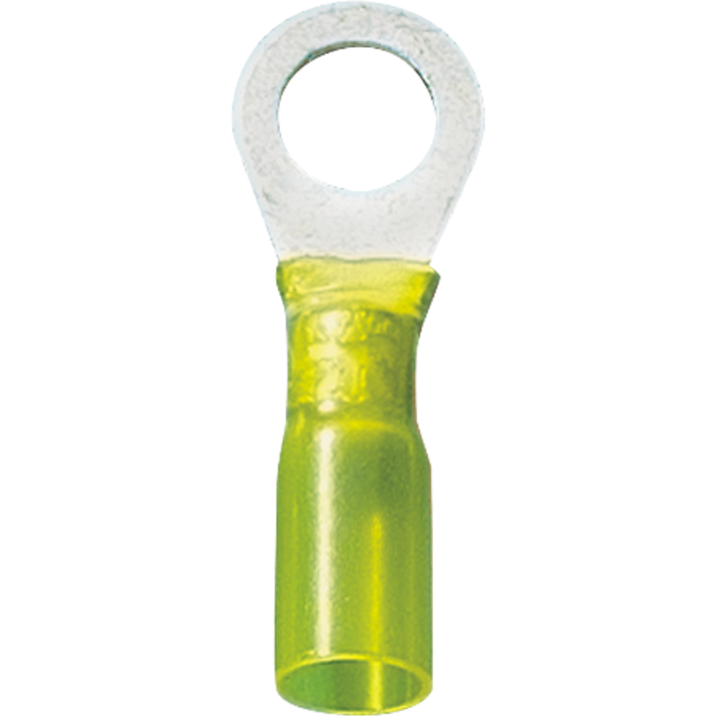 Ring terminal M8, yellow, 4,00-6,00mm2 (3555-917-4/25, NORMFEST)
