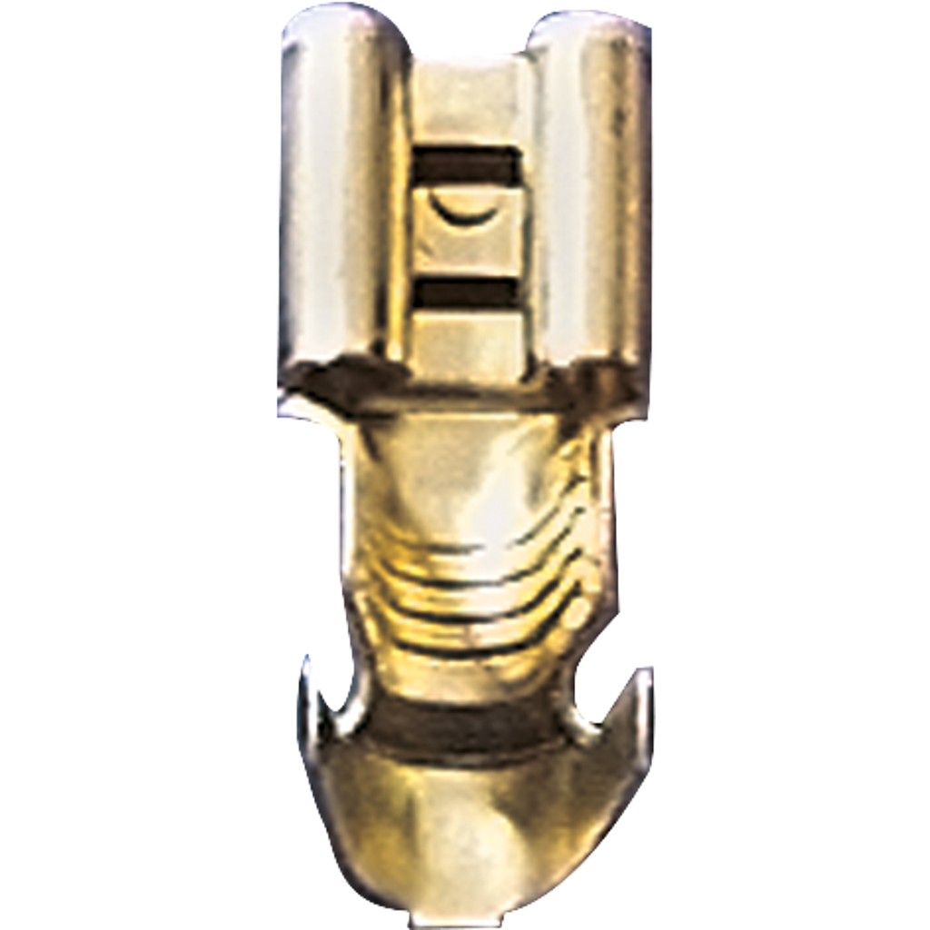 Push-on crimp terminal 6.3x0.8mm, 4.00-6.00mm² (3558-504-7/100, NORMFEST)