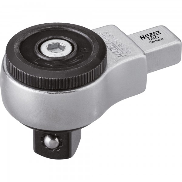 Insert reversible ratchet - 9 x 12 mm insert square, solid (6403, HAZET)