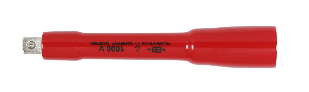 VDE izolēts uzgriežņu galvu pagarinātājs 3/8 collas, 125 mm (4813902, SONIC)