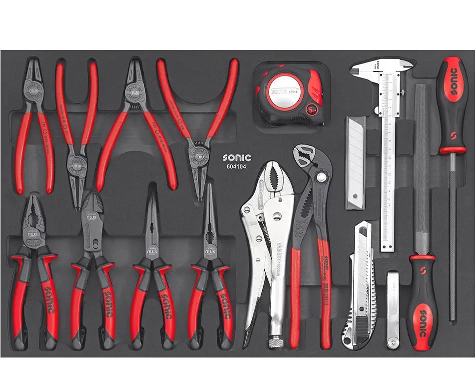 Replių komplektas, 17vnt., 604104, SONIC EQUIPMENT 