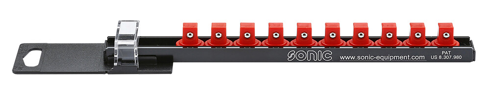 Socket rail 3/8 in., 10 clips (PR-L230310, SONIC)