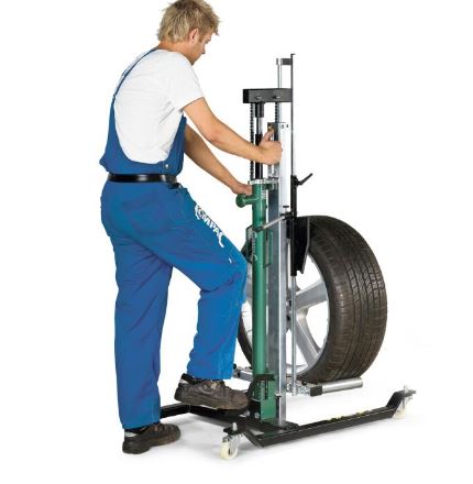 Ratų ir ratlankių keltuvas-vežimėlis Compac Hydraulik (WD 60, COMPAC)