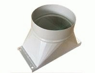 Aliuminio kanalo perėjimas D-200 mm (ETK-FUS-200L, FILCAR)