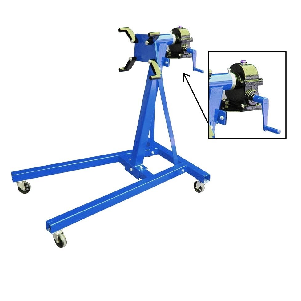 ⬡ Variklio remonto stovas 907 kg su reduktoriumi (T63005W)