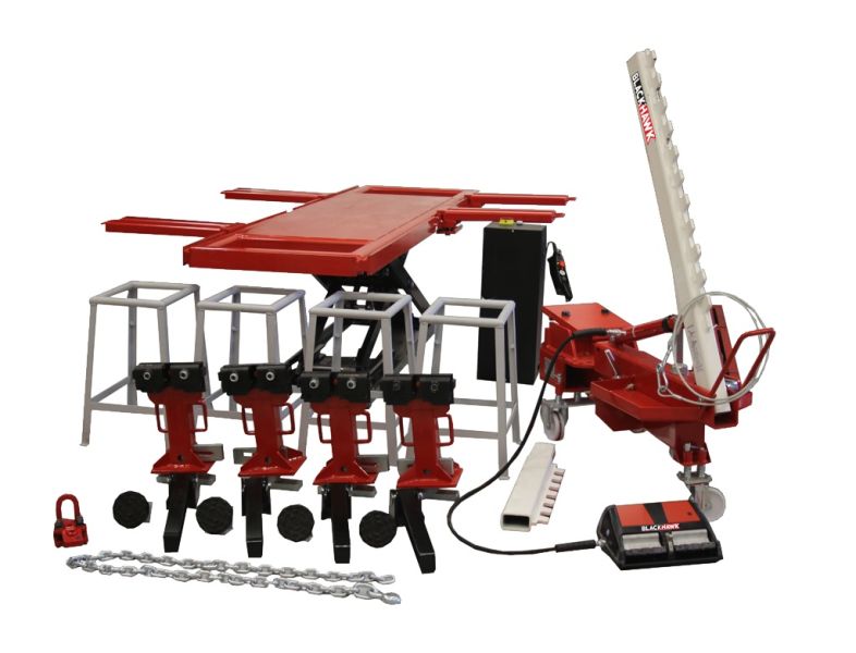 POSTLIFT + PMP8110 virsbūves ģeometrijas stends – pilns komplekts (PL10D, BLACKHAWK)
