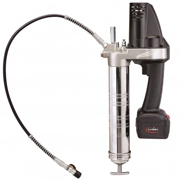 ⬡ Akumulatora smērvielu prese 18 V, 400 ml (T75501158, TONGRUN)