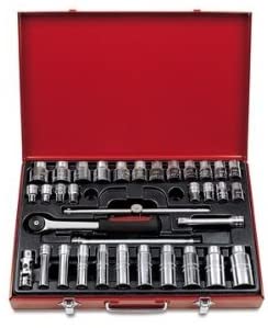 Tool set 613N 1/2" CL, 35 pcs (06132030, USAG)