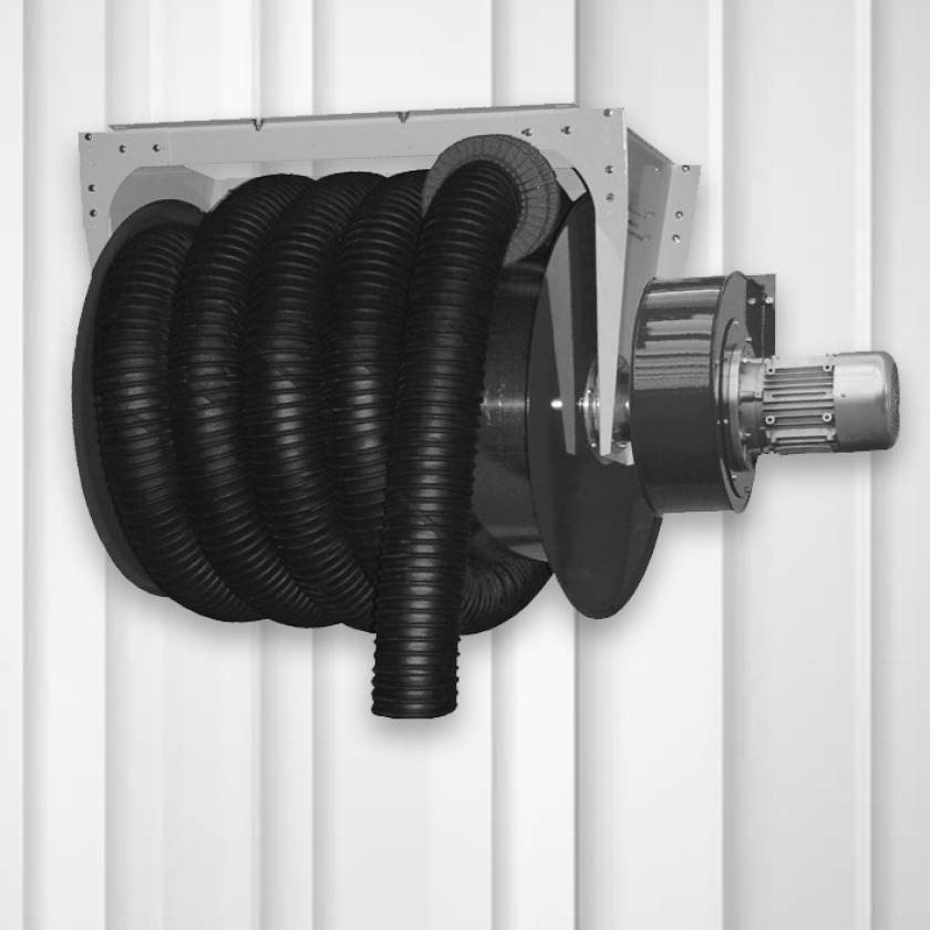 Izplūdes gāzu savākšanas spole ar ventilatoru, bez šļūtenes, Filcar (ACA-150/10-AL150, FILCAR)