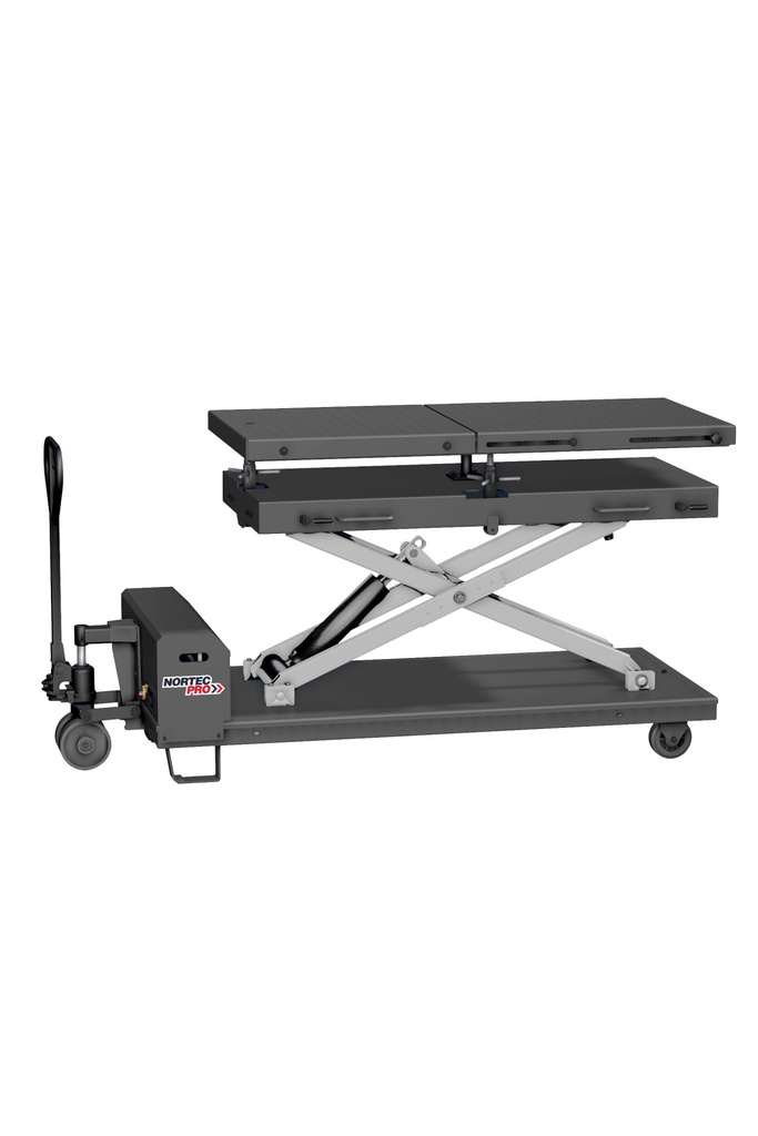 Scissor platform lift for electric vehicle batteries, 1.5 t (WP1500, NORTEC)