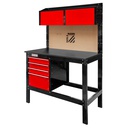 Multifunctional workbench with wall for tools (WT39, HOLZMANN)
