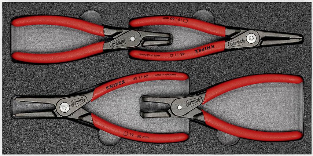 [00 20 01 V09] Įrankių komplektas į vežimėlius (4vnt) KNIPEX [00 20 01 V09]