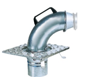 [PZ-125-CURVA] Elbow with handle PZ-125-CURVA FILCAR