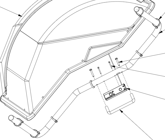 Protective cover mounting tube (for balancer) (EAM0076G34A, JOHN BEAN)