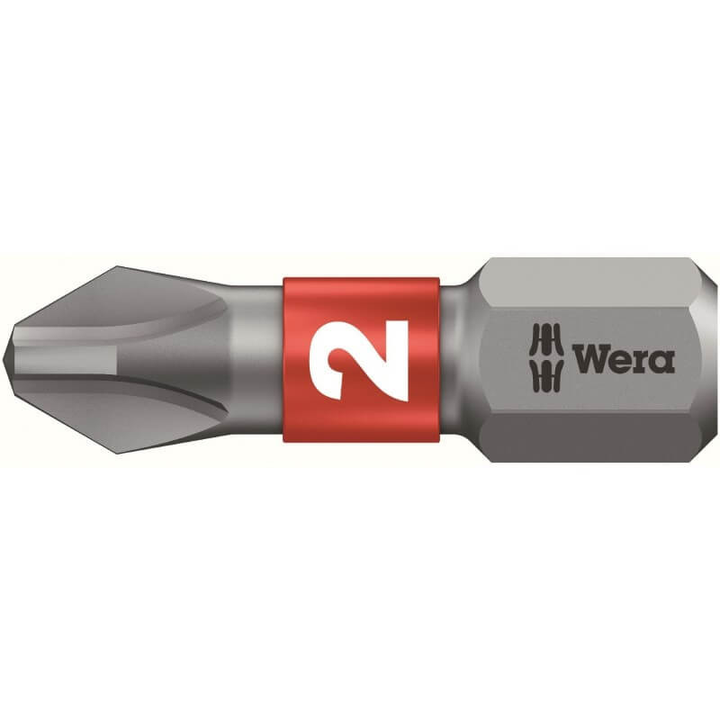 Atsuktuvo antgalių PZ2 25mm rinkinys 855/1 Z DIY 100 (100 vnt) (05072444001, WERA)