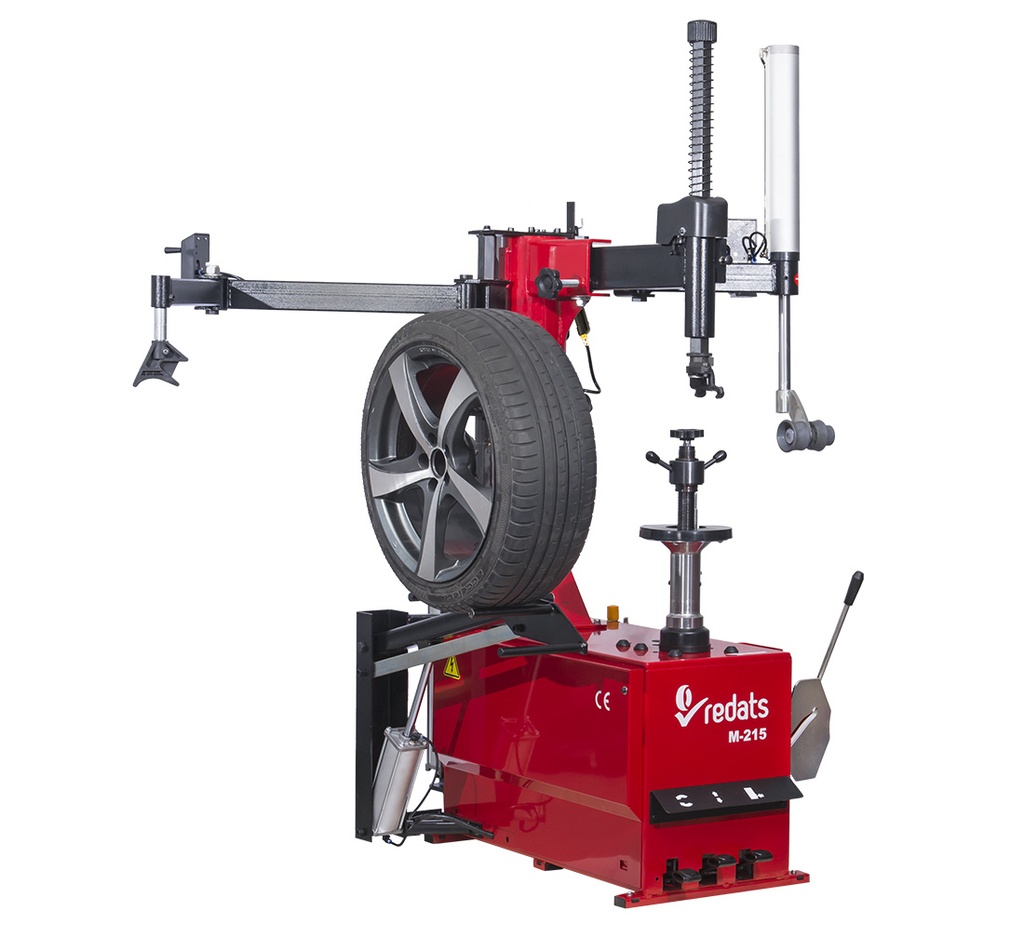 Semi-automatic tyre changer with wheel lift and RUN-FLAT arm REDATS M-215 (11-00-94, REDATS)