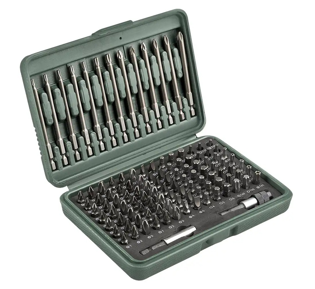Screwdriver bit set - Mannesmann, 113 pcs (07-00-67, MANNESMANN)