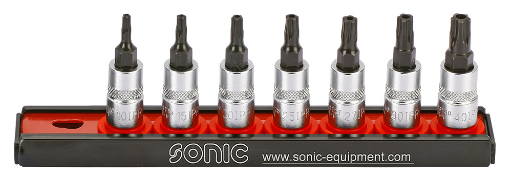 1/4 socket set with TORX bits (7 pcs) (100701, SONIC)