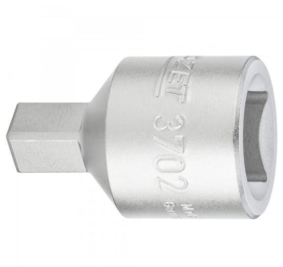 Oil service socket 1/2 inch, 8 mm square, for sumps (3702, HAZET)