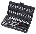 1/4 6pt Socket and Bit Set with Ratchet (46 pcs) (104601, SONIC)