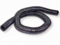 Glass fabric hose with a PVC coating, Ø120 mm (SNODOFLEX-120, CORAL)