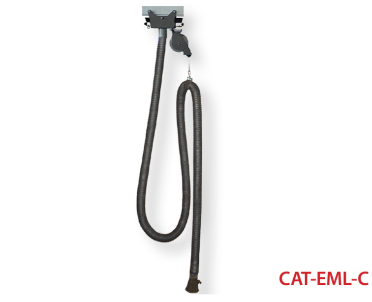 Trolley with a 5 m hose for the rail exhaust extraction system (ETL) (CAT-EML-100/5-C, CORAL)