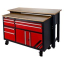 Darbgalda un instrumentu ratiņu komplekts (WEWA1216SET, HOLZMANN)