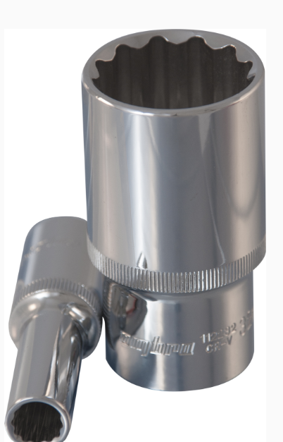 Galvutė ilga dvylikakampė 1/2 DR 22mm, 112222, Ombra