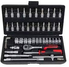 Socket set 1/4 inch, 48 pcs (917.0648, KS TOOLS)