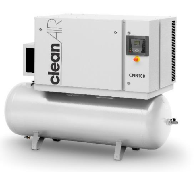 Oil-free piston air compressor with 270 l receiver (CNR 100 TM 270, CHICAGO PNEUMATIC)