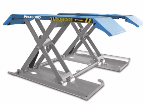 Mobilus žemo profilio žirklinis keltuvas 3,5 T, 230 V, 1000 mm NORTEC PRO (PN3500D, COFRAMA)