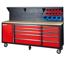 Mobile workbench with tool wall (WEWA2130, HOLZMANN)