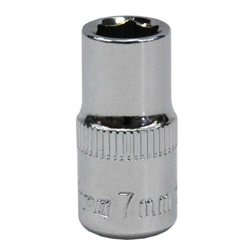 1/4"DR*7MM SOCKET (114007, OMBRA)