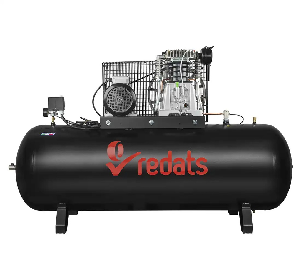 Stūmoklinis oro kompresorius REDATS T-500, 500 l, 400 V, 5,5 kW, 640 l/min (2016-01-15, REDATS)