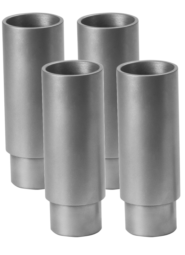 Pacēlāja atbalstu paaugstinājumi (4 gab.), Ø50 mm, augstums 105 mm, PD5500, Nortec (9999050107, COFRAMA)