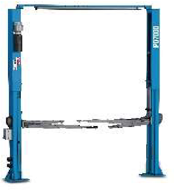 Elektrohidraulinis dviejų kolonų keltuvas 7 T (Nortec Pro), COFRAMA (PD7000, COFRAMA)