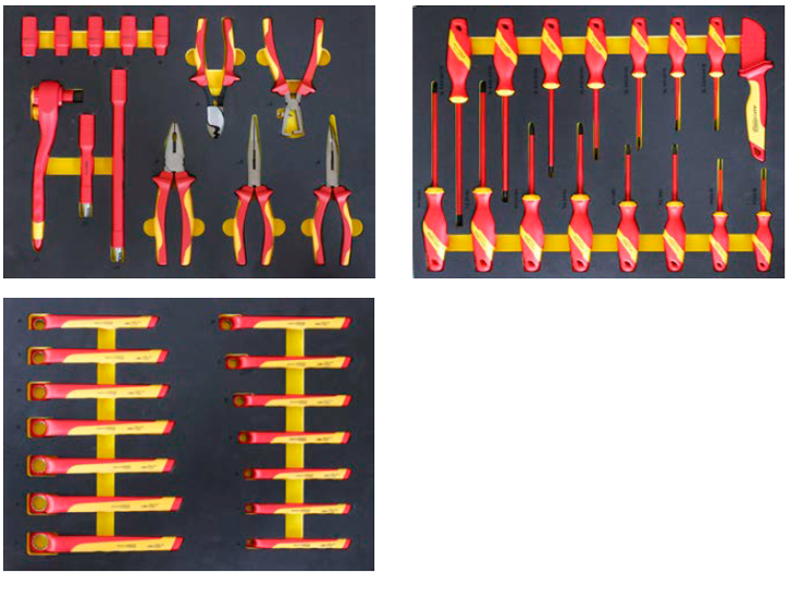Electrician's tool set (43 units), 05.090.99, Spin