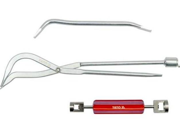 ⬡ Drum brake spring tool set, 3 pcs (YT0684, YATO)