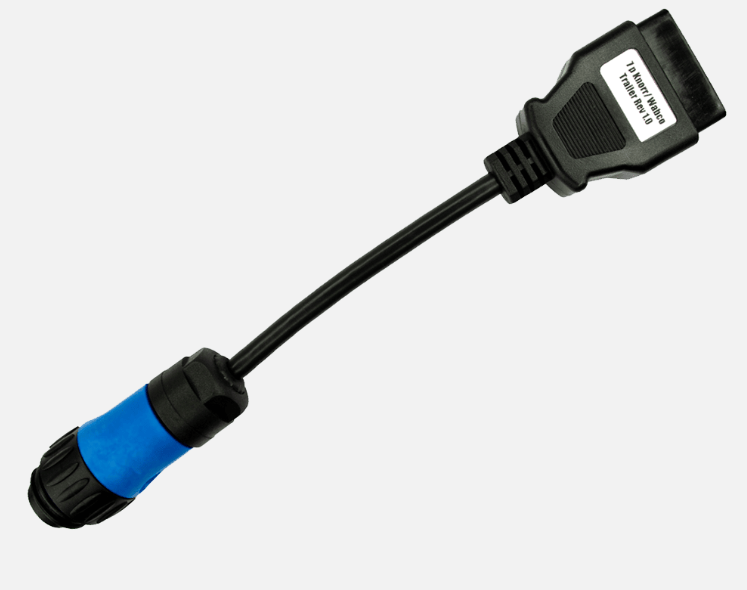 OBD bandymo kabelis 7 kontaktų Knorr/Wabco priekaboms (W074062669, AUTOCOM)