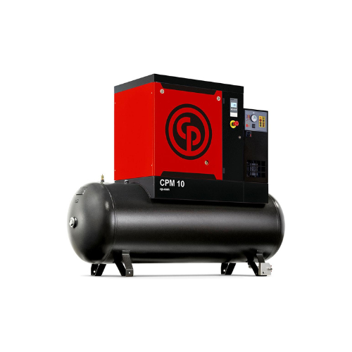 Skrūves tipa invertora gaisa kompresors ar 200 l resīveri CPM 7.5 VS 10 (4152060524, CHICAGO PNEUMATIC)