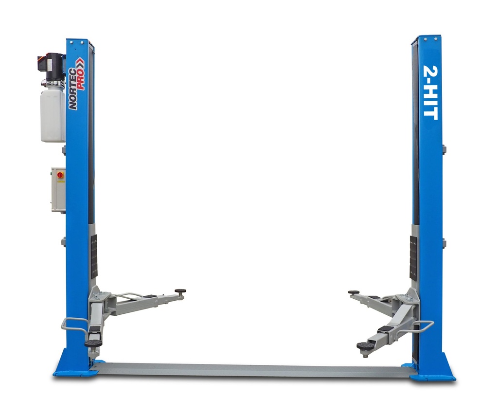 Dviejų kolonų keltuvas 2-HIT, NORTEC PRO (Two-post lift 2-HIT, COFRAMA)
