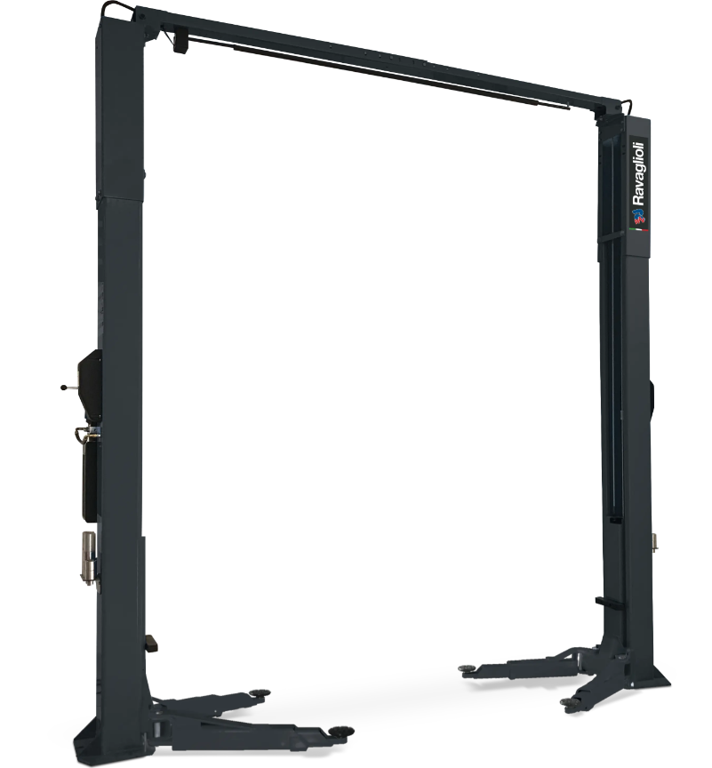 Electro-hydraulic two-post lift 4.5 T, RAVAGLIOLI (KPH350.45, RAVAGLIOLI)
